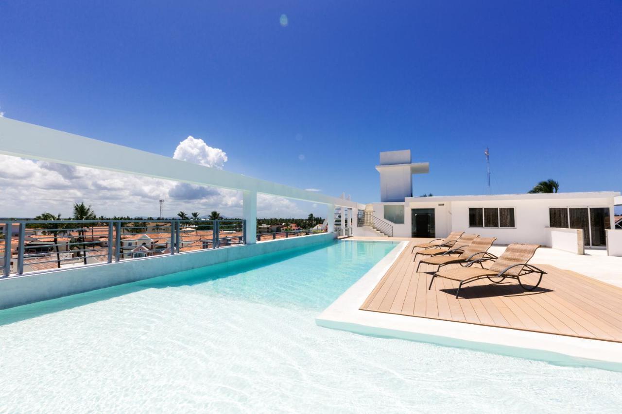 Ducassi Suites Rooftop Pool - Beach Club And Spa 蓬塔卡纳 外观 照片